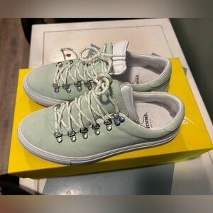 Diemme marostica low mint suede sneakers